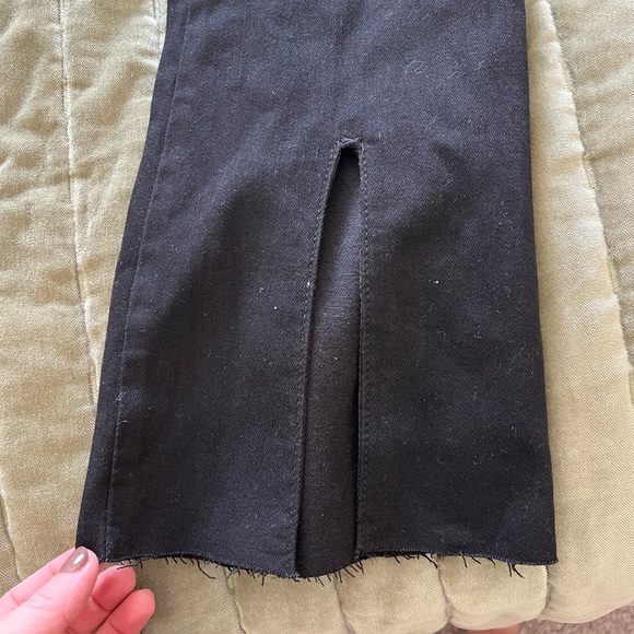 Just black denim flare split size 27 - Picture 3 of 4